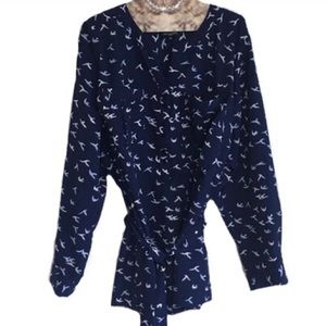 Navy blue blouse/tunic by NOTATIONS